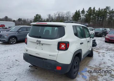 2018 Jeep Renegade Sport 4X4 z USA, uszkodzony, nr VIN ZACCJBAH9JPH06647